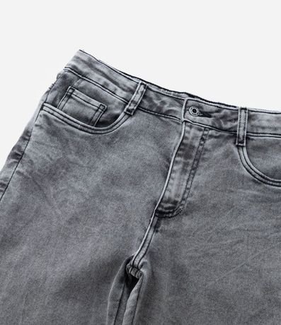 Pantalón Infantil en Jeans Básica Marmorizada - Talle 5 a 14 años 5