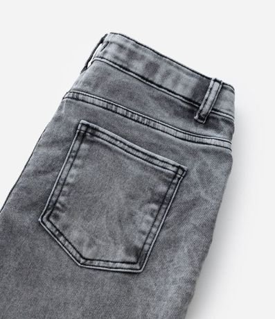 Pantalón Infantil en Jeans Básica Marmorizada - Talle 5 a 14 años 6