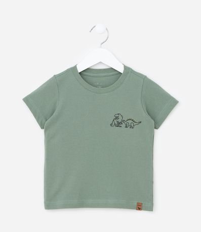 Remera Infantil con Estampa de Dinos - Talle 1 a 6 años