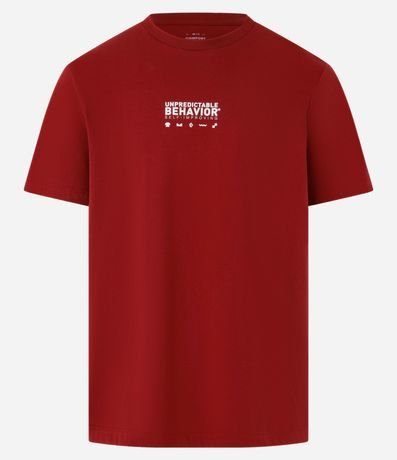 Remera Comfort en Algodón con Estampa Lettering