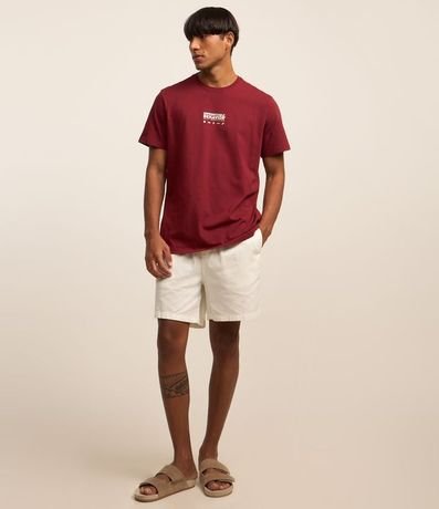 Remera Comfort en Algodón con Estampa Lettering 2