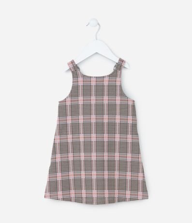 Peto infantil con Bolsillos y Estampado a Cuadros - Talle 1 a 6 años 2