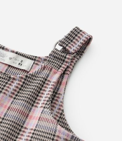 Peto infantil con Bolsillos y Estampado a Cuadros - Talle 1 a 6 años 4