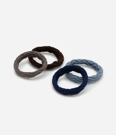 Kit 04 Elásticos para el Pelo Texturizados 2