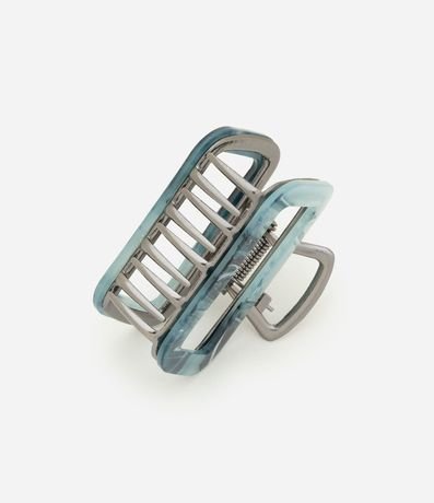 Pinza para el Pelo Rectangular Ahuecada con Resina Marmoleada 2