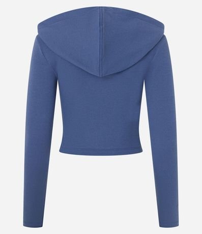 Saco en Rib con Capucha y Cremallera 7