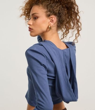 Saco en Rib con Capucha y Cremallera 4