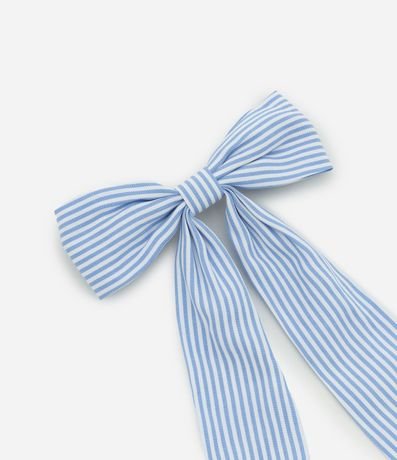 Pinza para el Pelo con Forma de Lazo Listrado 2