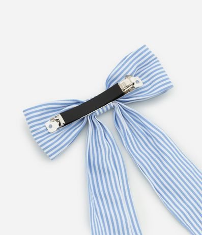 Pinza para el Pelo con Forma de Lazo Listrado 3