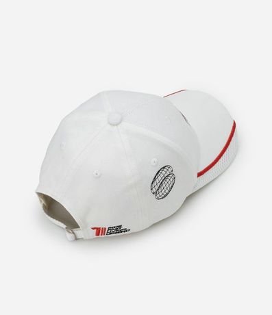 Gorra en Sarga con Estampa Bordada Lettering 2