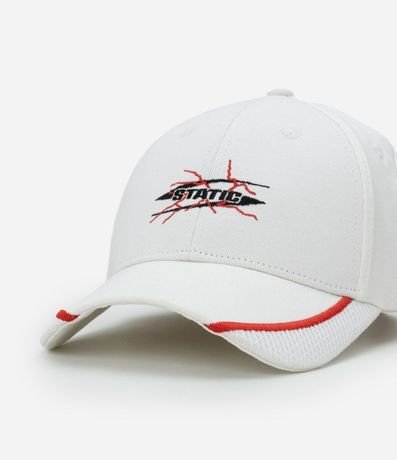 Gorra en Sarga con Estampa Bordada Lettering 6