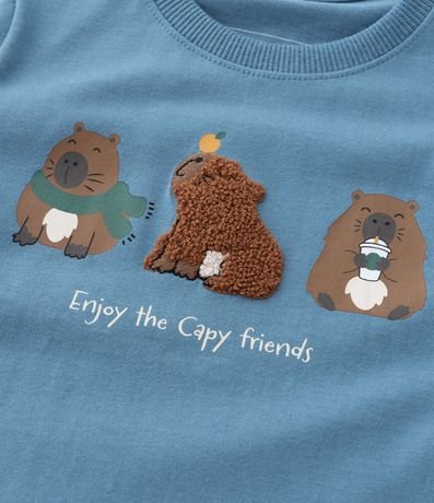 Remera Infantil con Bordado Carpinchos - Talle 1 a 6 años 5