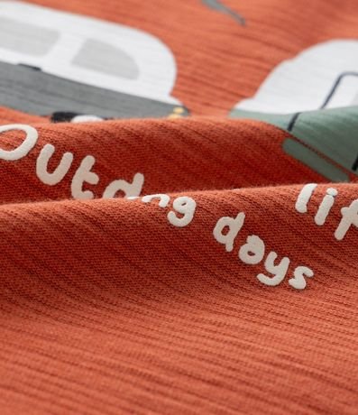 Remera Infantil Texturizada con Estampa Coches - Talle 1 a 6 años 3