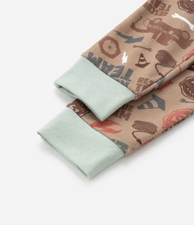 Pijama Infantil en Algodón con Estampa Cars - Talle 2 a 6 años 8