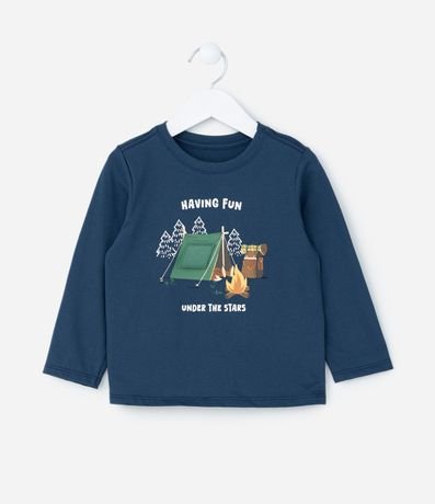 Camiseta de niño con estampado Interactivo de Cabaña - Talla 1 a 6 años 1