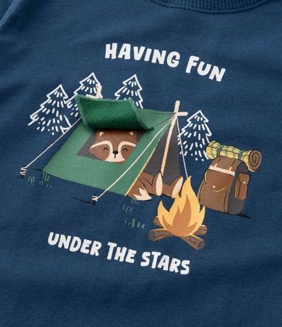 Camiseta de niño con estampado Interactivo de Cabaña - Talla 1 a 6 años 6