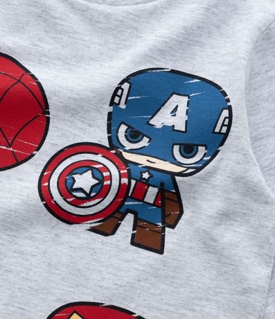 Pijama Infantil con Estampa Mini Heroes Marvel - Talle 2 a 6 años 10