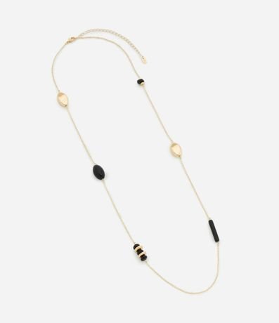 Collar Largo con Abalorios en Resina 2