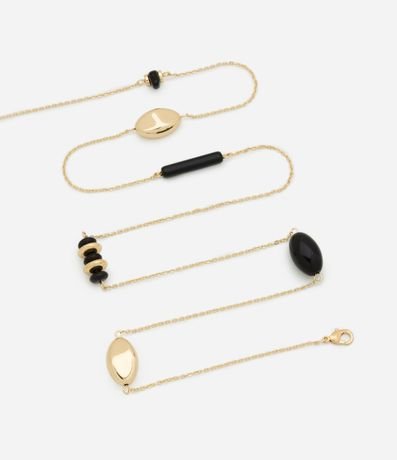 Collar Largo con Abalorios en Resina 3