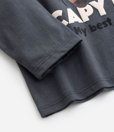 Remera Infantil con Estampa Carpincho Capy Day - Talle 1 a 6 años 4