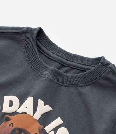 Remera Infantil con Estampa Carpincho Capy Day - Talle 1 a 6 años 5