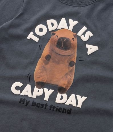 Remera Infantil con Estampa Carpincho Capy Day - Talle 1 a 6 años 6