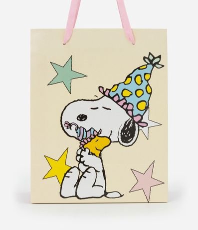 Embalaje de Regalo Pequeña con Estampa de Snoopy Aniversário 2