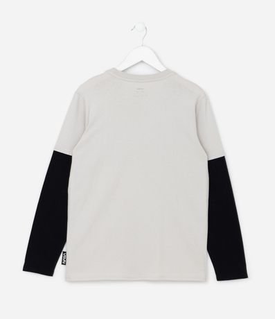Remera Infantil con Estampa Relieve Holográfico NASA - Talle 5 a 14 años 2