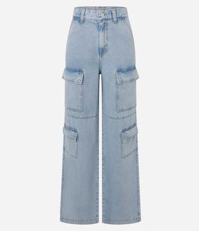 Pantalón años 90 en Jeans con Bolsillo Cargo 6