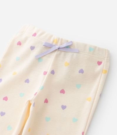 Pijama Infantil en Rib con Estampa Carita Tierna - Talle 1 a 4 años 6