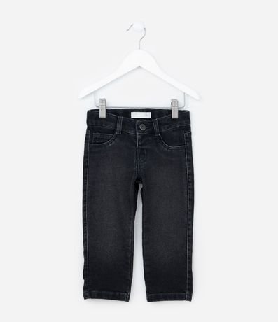 Pantalón Recto Infantil en Jeans con Bolsillos - Talle 1 a 6 años 1