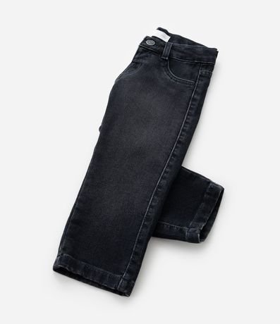 Pantalón Recto Infantil en Jeans con Bolsillos - Talle 1 a 6 años 4