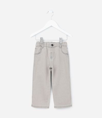 Pantalón Recto Infantil en Jeans -Talle 1 a 6 años