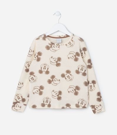Pijama Infantil Canelado con Estampa de Mickey - Talle 2 a 8 años 2