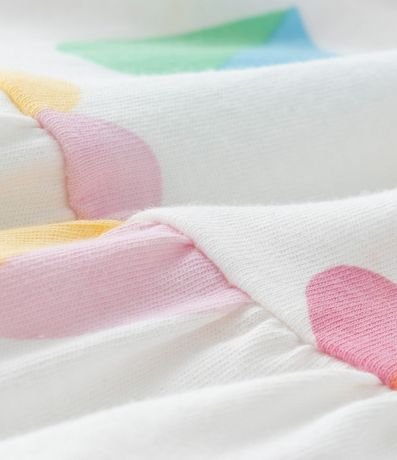 Vestido Infantil con Estampa Corazones - Talle 0 a 18 meses 3