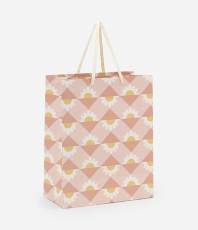 Bolsa de Regalo Mediana con Estampa Floral