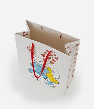 Embalaje de Regalo Mediana con Los Pitufos Románticos 3