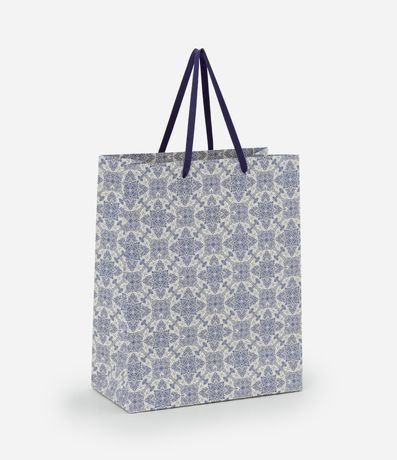 Bolsa de Regalo Mediano con Estampado Arabesco