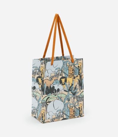 Embalaje de Regalo Pequeña con Estampa de Safari