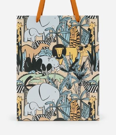 Embalaje de Regalo Pequeña con Estampa de Safari 2