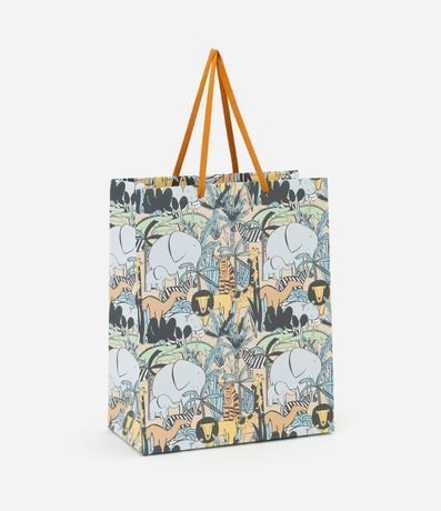 Embalaje de Regalo Mediana con Estampa de Safari