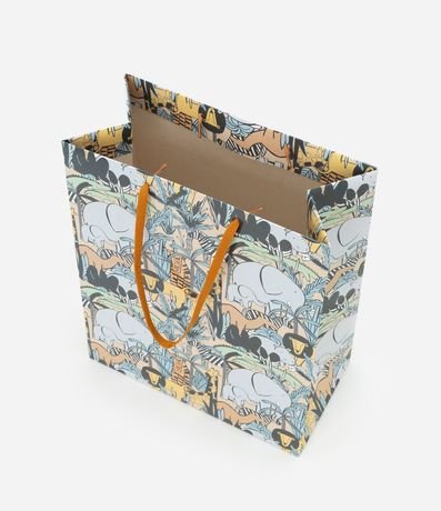 Embalaje de Regalo Mediana con Estampa de Safari 3