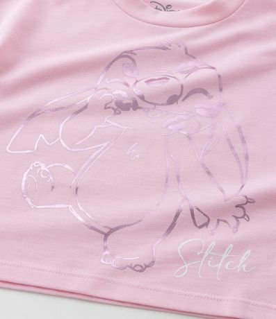 Pijama Infantil con Estampa de Stitch en Foil - Talle 5 a 14 años 9