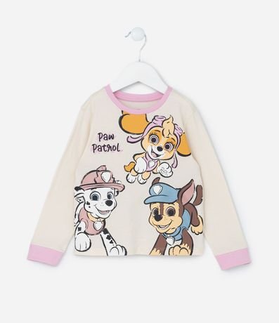 Pijama Infantil en Algodón con Estampa Paw Patrol - Talle 2 a 6 años 2