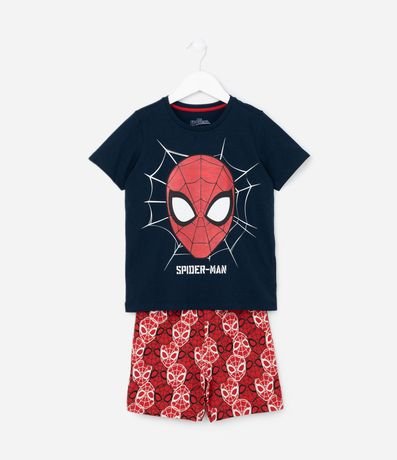 Pijama Infantil con Estampa Hombre Aaraña - Talle 3 a 10 años