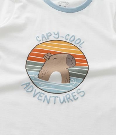Pijama Infantil con Estampa de Carpincho - Talle 2 a 6 años 10