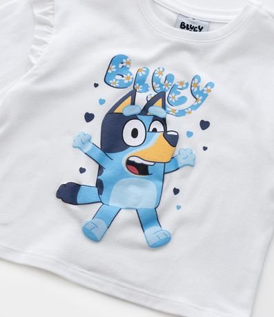 Remera Infantil con Babados y Estampa Bluey - Tam  1 a 6 años 4