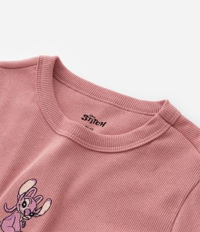 Remera Infantil Acanalada con Bordado de Angel - Talle 5 a 14 años 5