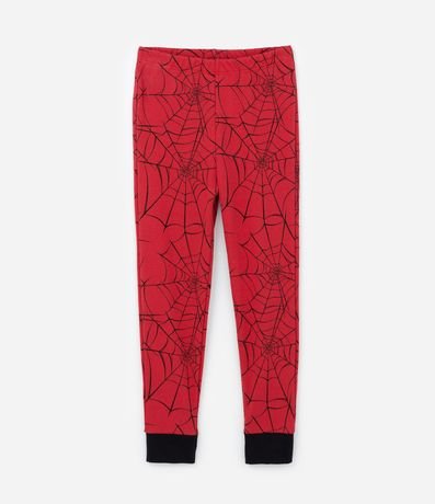 Pijama Infantil Largo con Estampa do Spider-Man Brilla en la Oscuridad - Talle 3 al 10 años 10