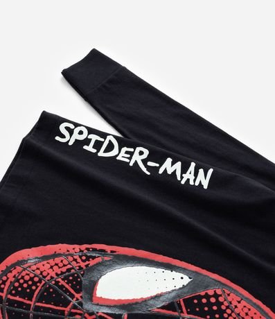 Pijama Infantil Largo con Estampa do Spider-Man Brilla en la Oscuridad - Talle 3 al 10 años 5